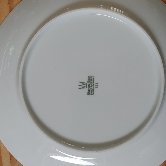 Set Of 6 Bareuther Waldsassen Bavaria Germany Fruit Nuts Salad Plates. - Picture 8 of 8